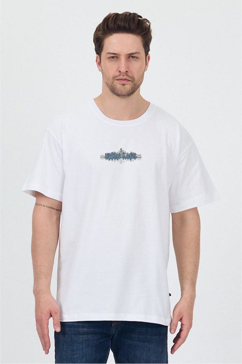 Unisex Ön Arka Baskılı T-Shirt - Görsel 2