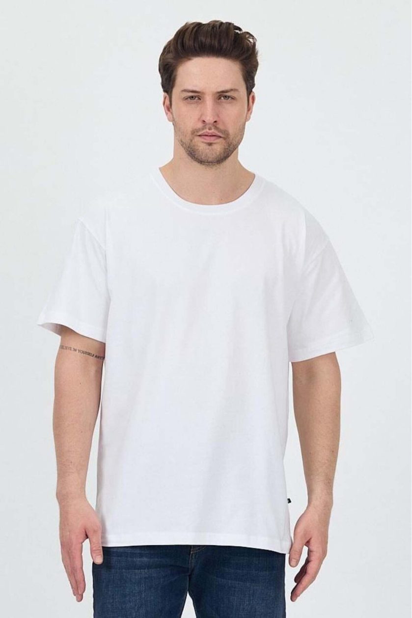 Unisex Oversize Sıfır Yaka Tshirt