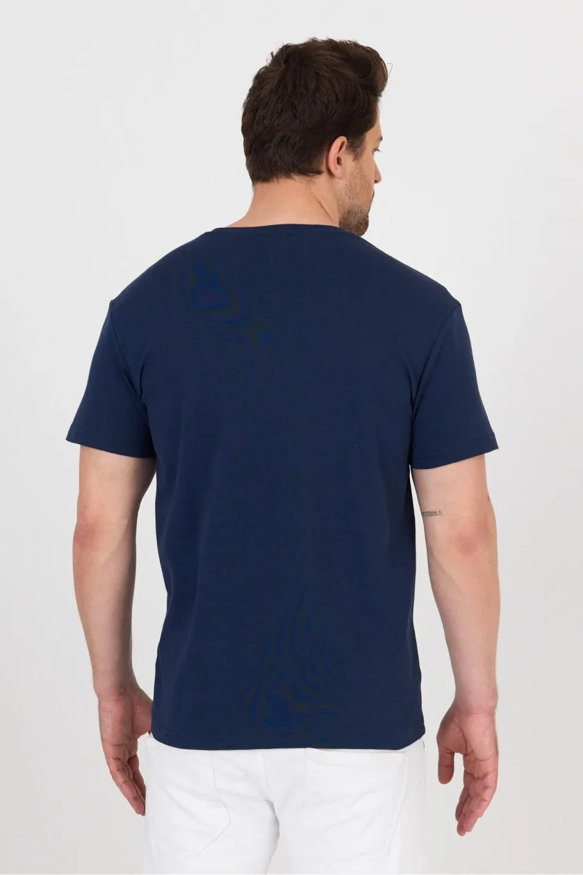 Unısex Ribana Compact Penye Sıfır Yaka T-shirt - Görsel 16