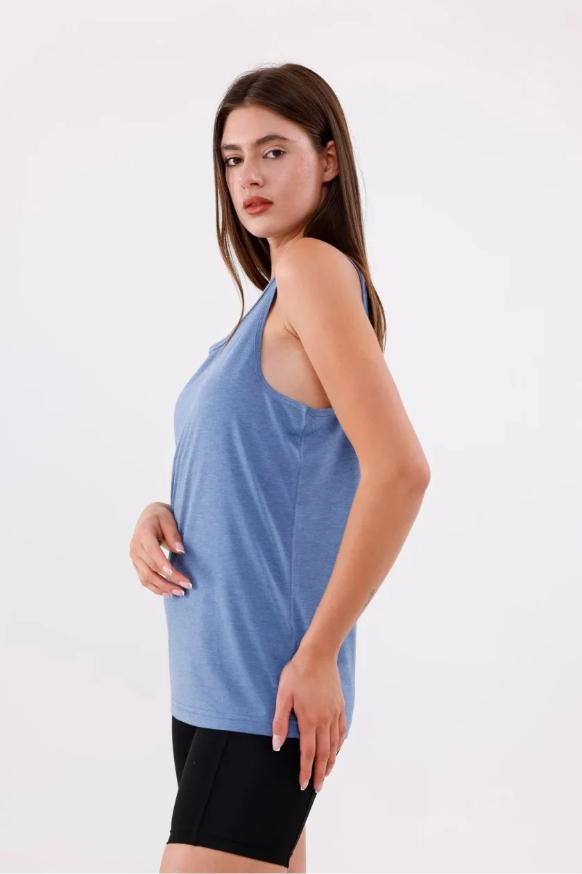 Unisex Sıfır Kol Atlet - Görsel 7