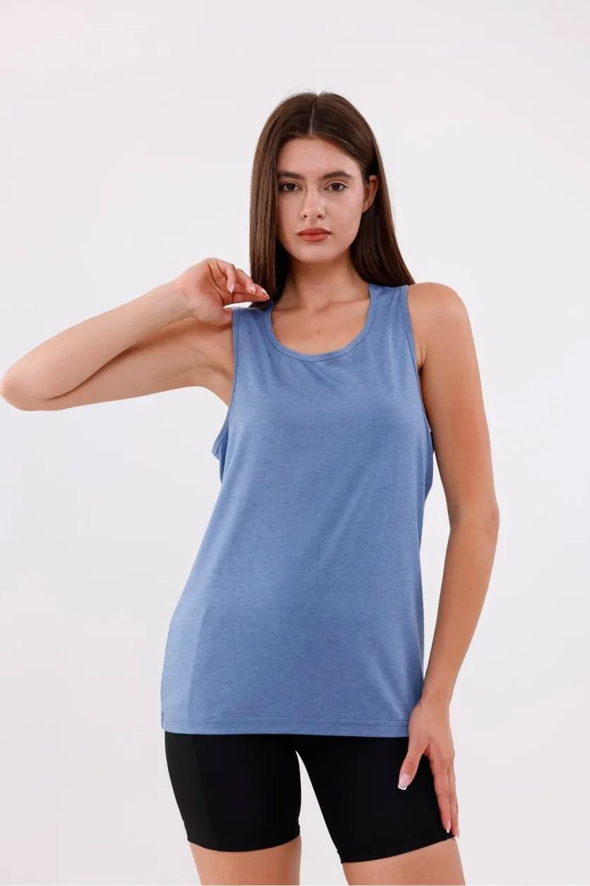 Unisex Sıfır Kol Atlet - Görsel 12