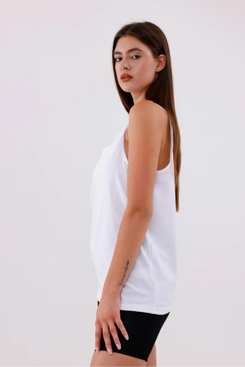 Unisex Sıfır Kol Atlet - Görsel 13