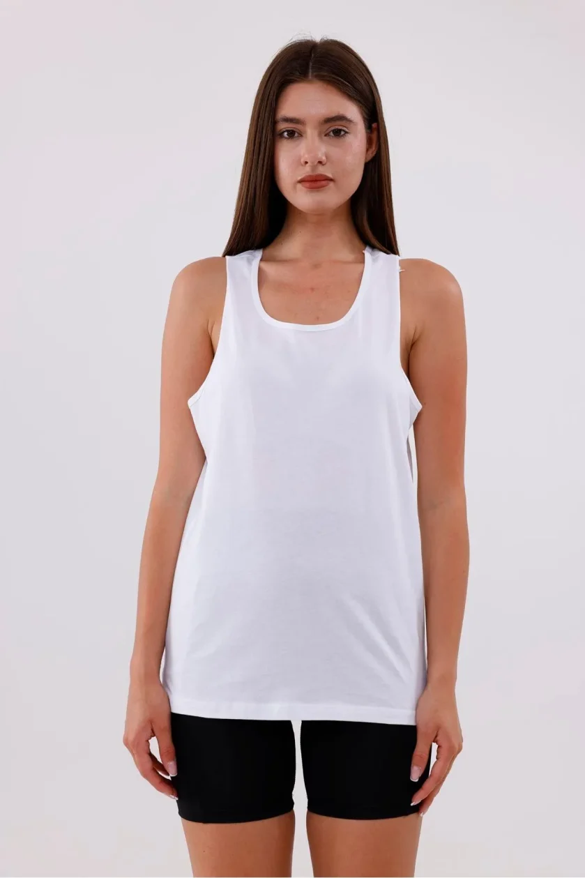 Unisex Sıfır Kol Atlet - Görsel 14