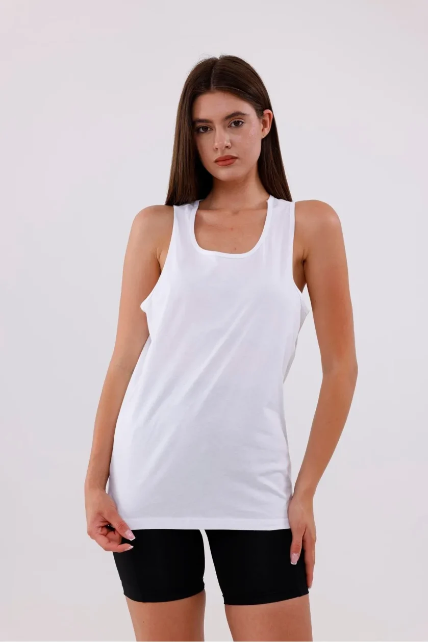 Unisex Sıfır Kol Atlet - Görsel 17