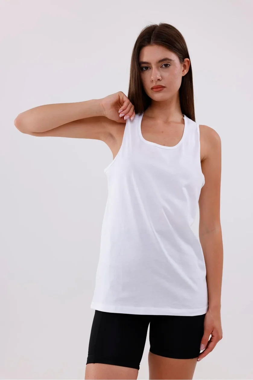 Unisex Sıfır Kol Atlet - Görsel 18