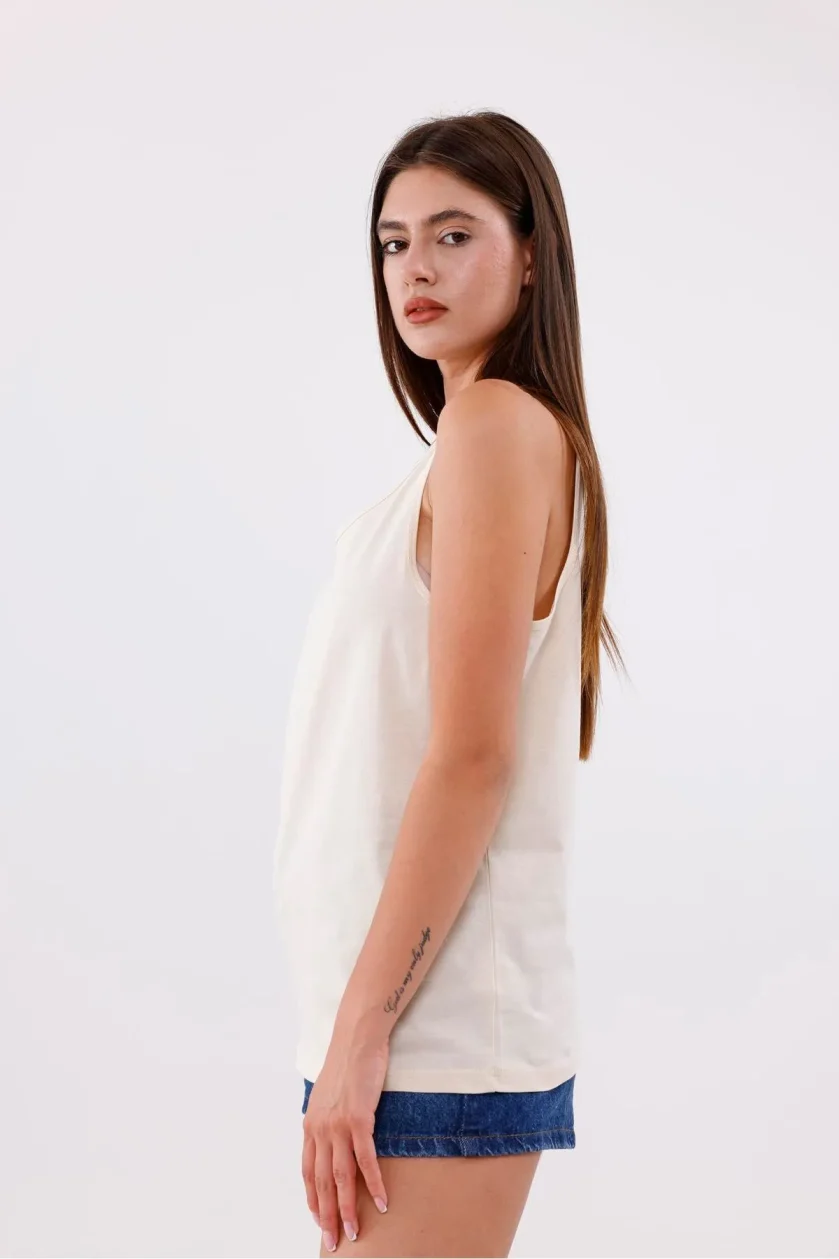 Unisex Sıfır Kol Atlet - Görsel 19