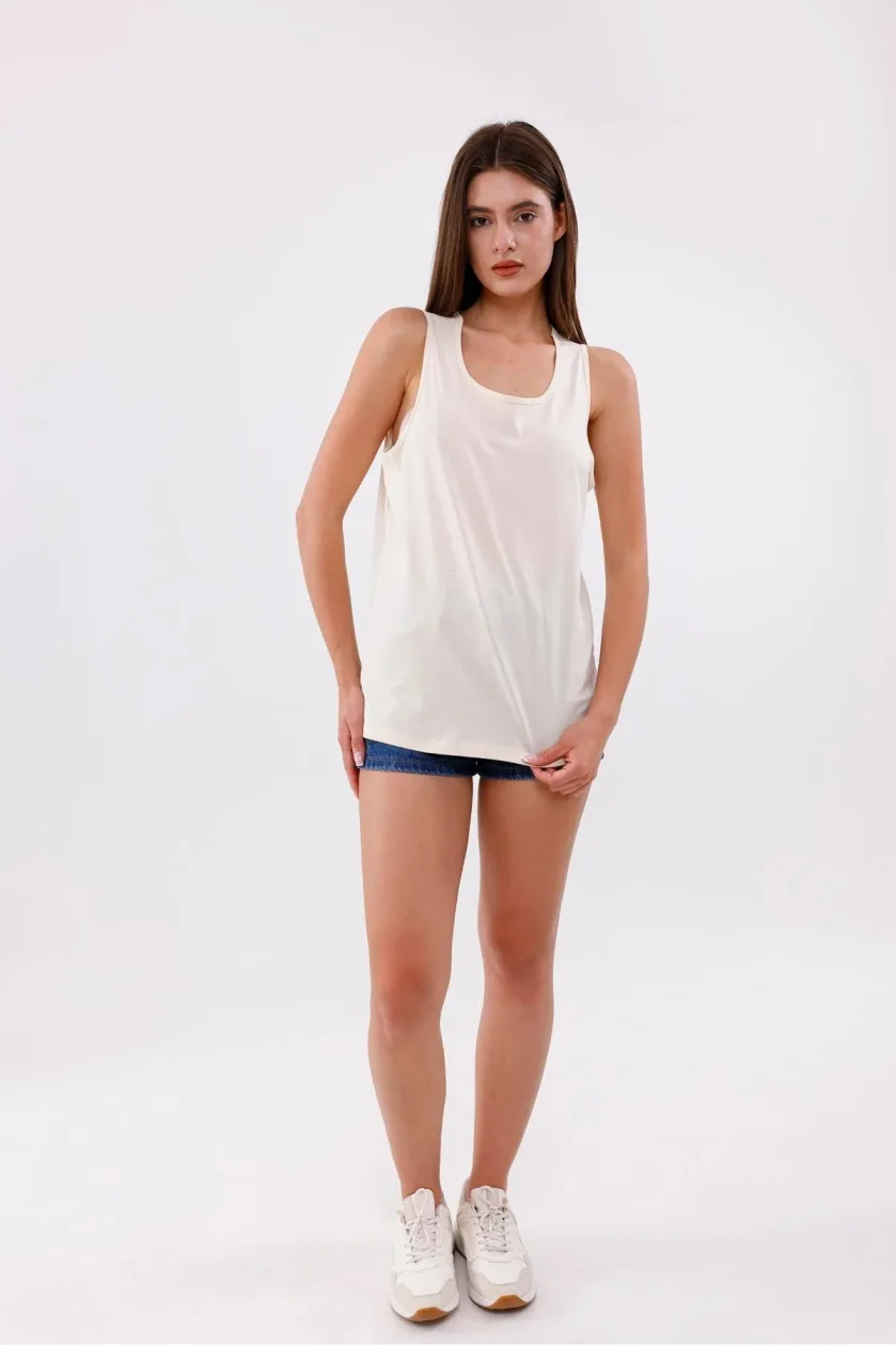 Unisex Sıfır Kol Atlet - Görsel 21