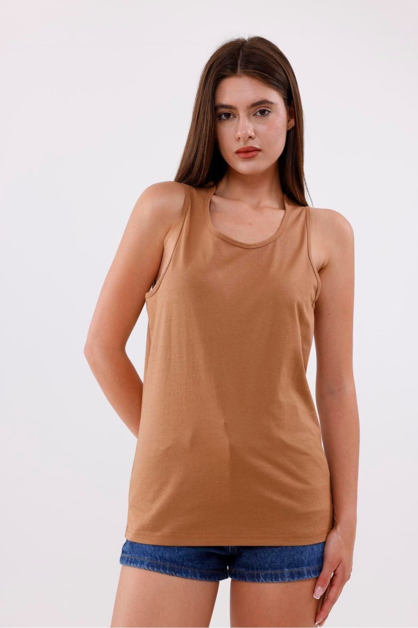 Unisex Sıfır Kol Atlet - Görsel 4