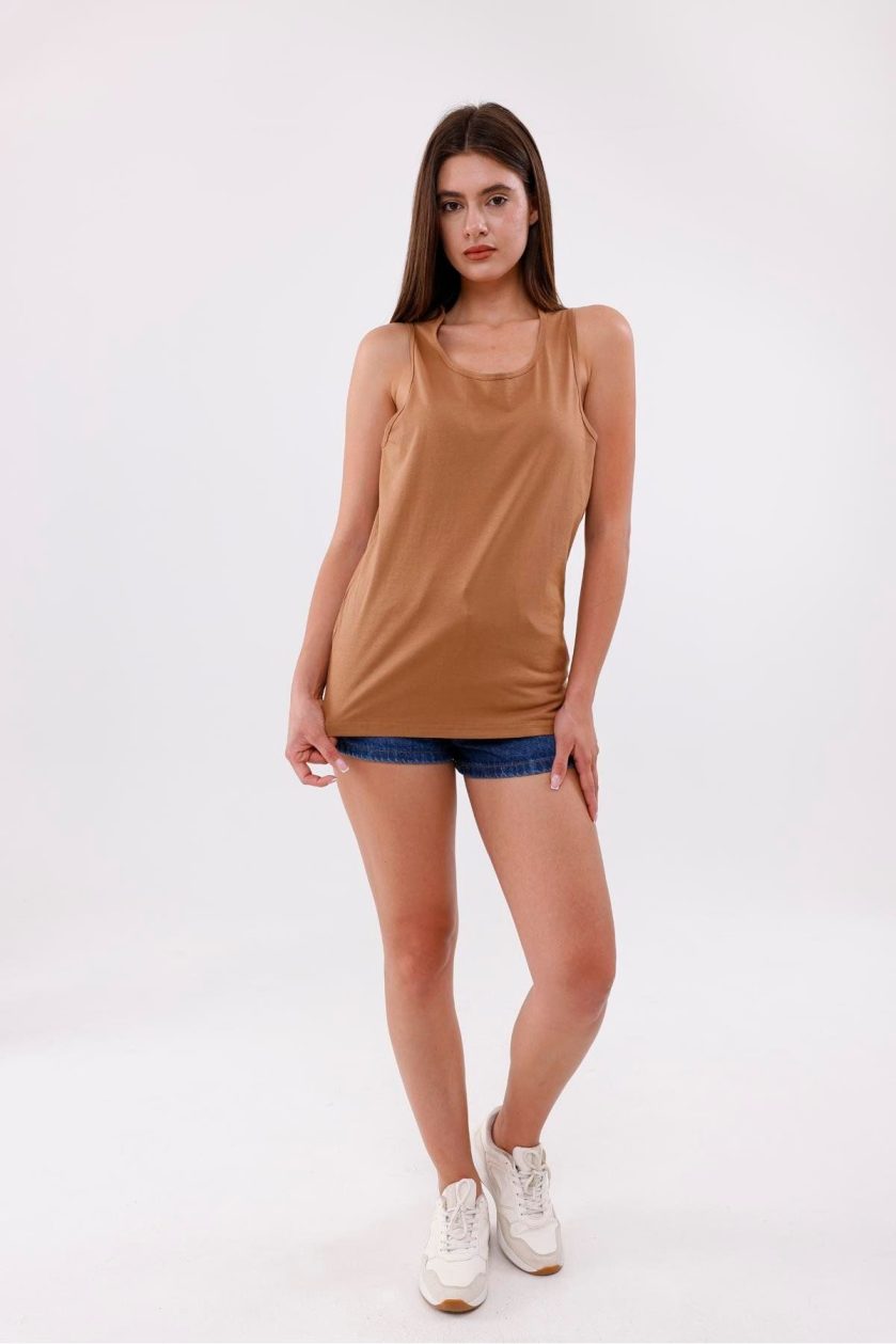 Unisex Sıfır Kol Atlet - Görsel 5